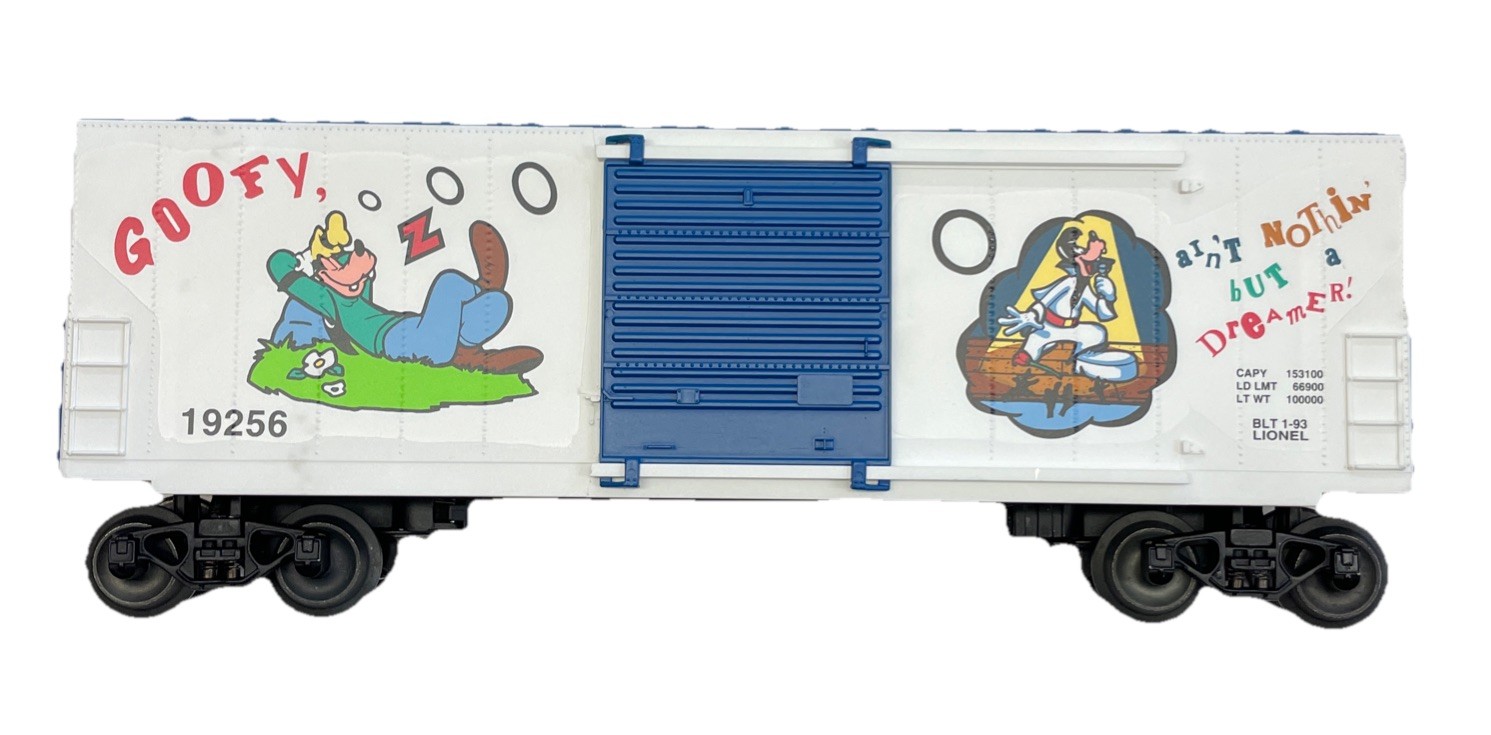 Lionel 6-19256 Goofy Hi-Cube Boxcar O Gauge