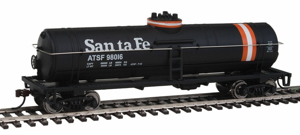 Walthers Trainline ~ HO Scale ~ Tank Car ~ Atchison Topeka & Santa Fe ~ 931-1444