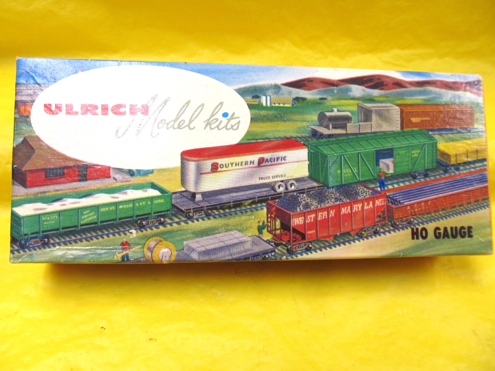 Vintage ULRICH HO No. 105 Track Cleaning Car Kit – Partially Built