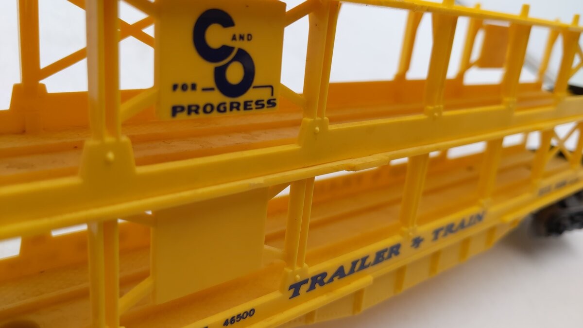 Lionel 6-9126 O Gauge Chesapeake and Ohio Auto Carrier EX