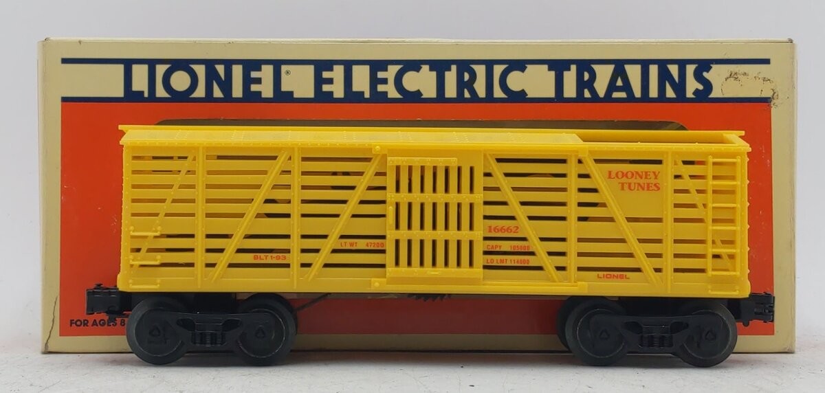 Lionel 6-16662 O Gauge Bugs Bunny & Yosemite Sam Outlaw Car NIB
