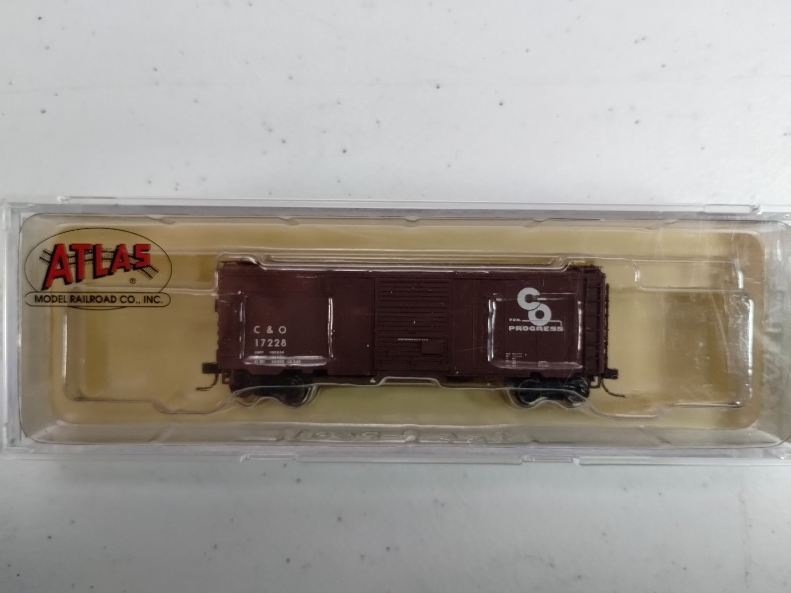 Atlas 50001316 PS-1 Boxcar Chesapeake & Ohio #17228 N Scale NOS