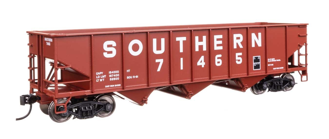 Walthers Mainline HO 56753 Southern Railway 70-ton AAR 3-Bay Open Hopper Car