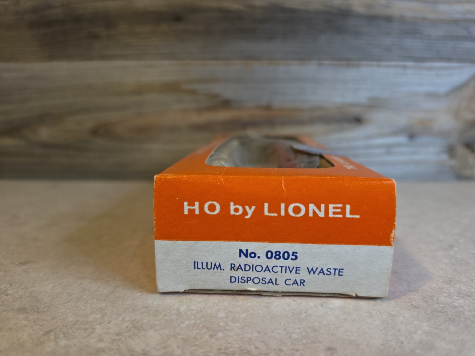 Vintage HO Lionel No 0805 Seaboard Radioactive Waste Car In Orig Box Untested