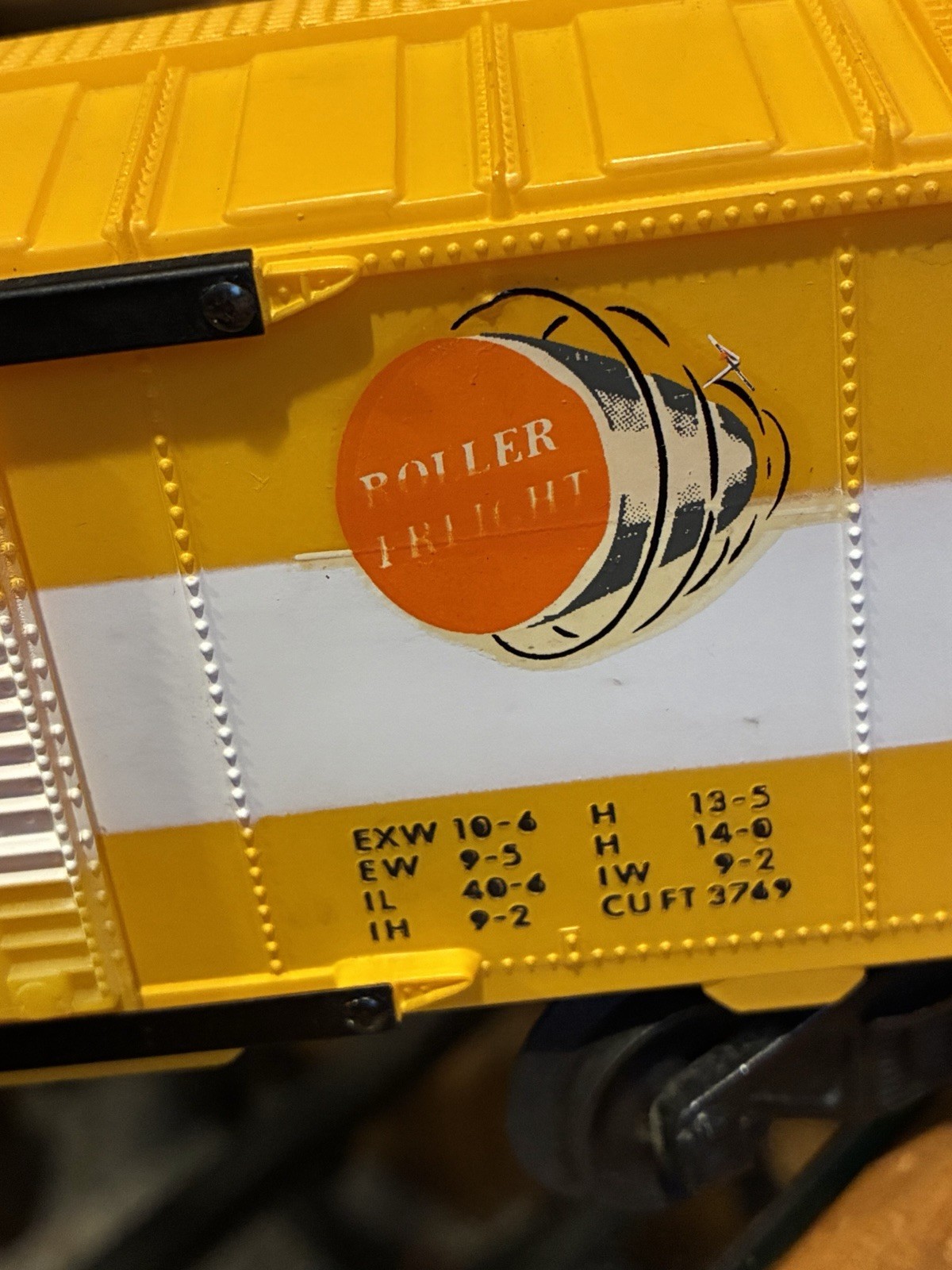 ~Mint Un-Run~Lionel Postwar 6464-500 Timken (Painted Yellow Mold) C9 Boxed!