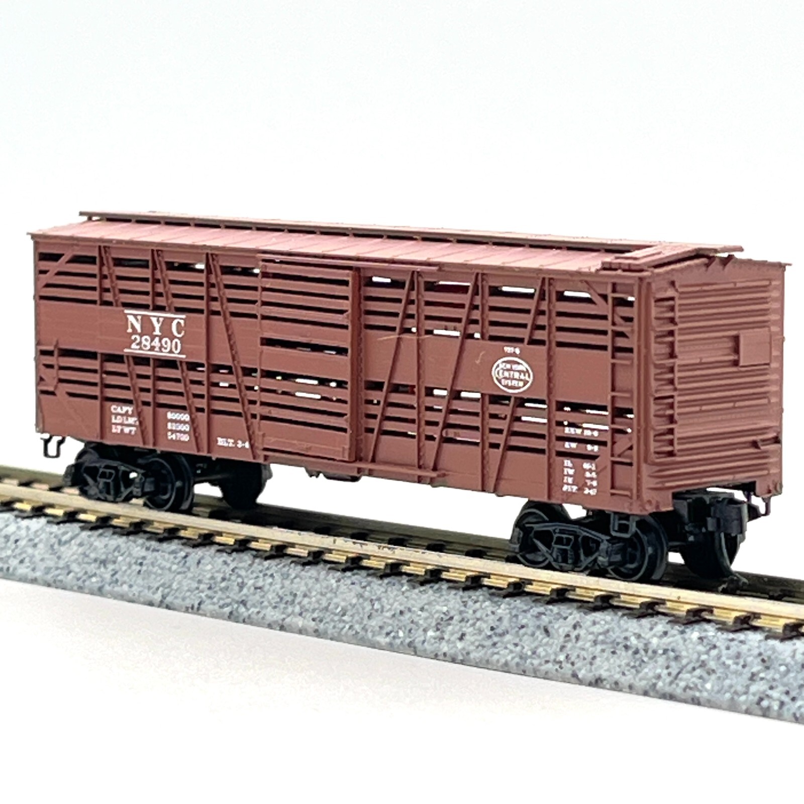 Micro-Trains N Scale 35040 New York Central Stock Cattle Livestock Car NYC 28490