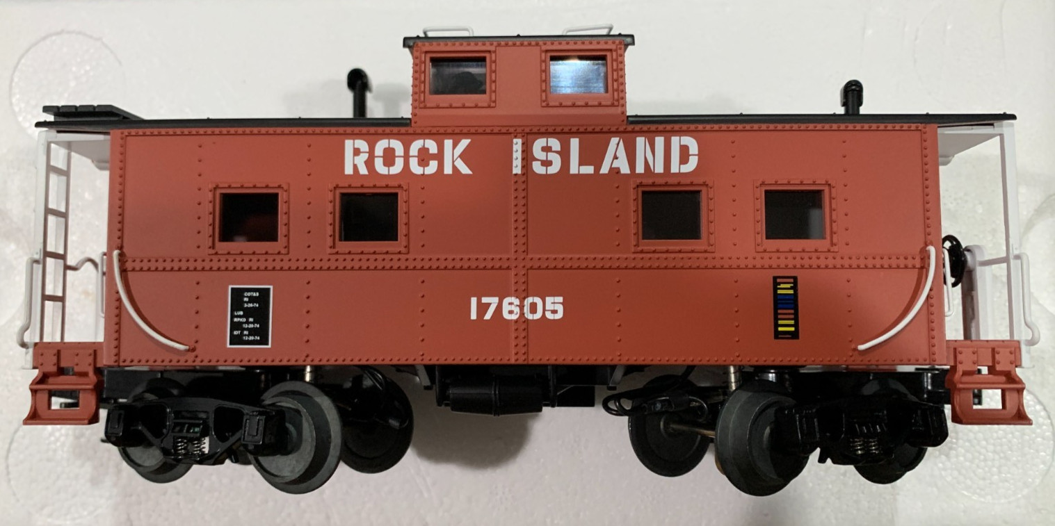 MTH 20-91067 Rock Island Steel Caboose #17605 O Scale 1:48 NEW – Never Run