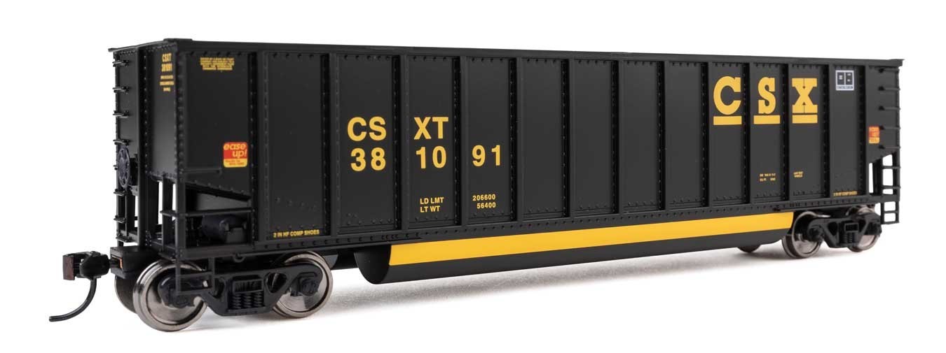 Walthers Mainline HO 910-55911 CSX CSXT 50′ Bethgon Coalporter Gondola Set