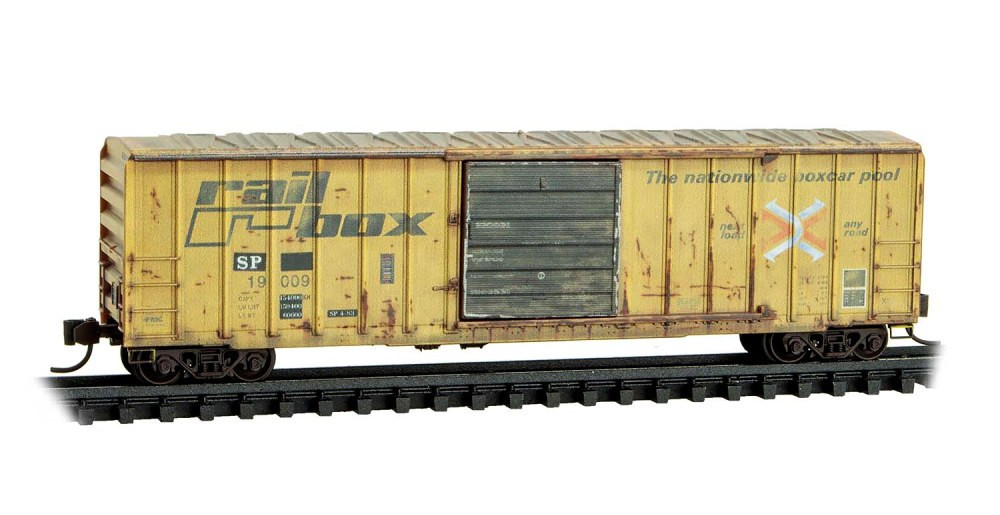 Southern Pacific ex-Railbox 50′ Ribside Boxcar Micro-Trains #025 44 441 N SCALE