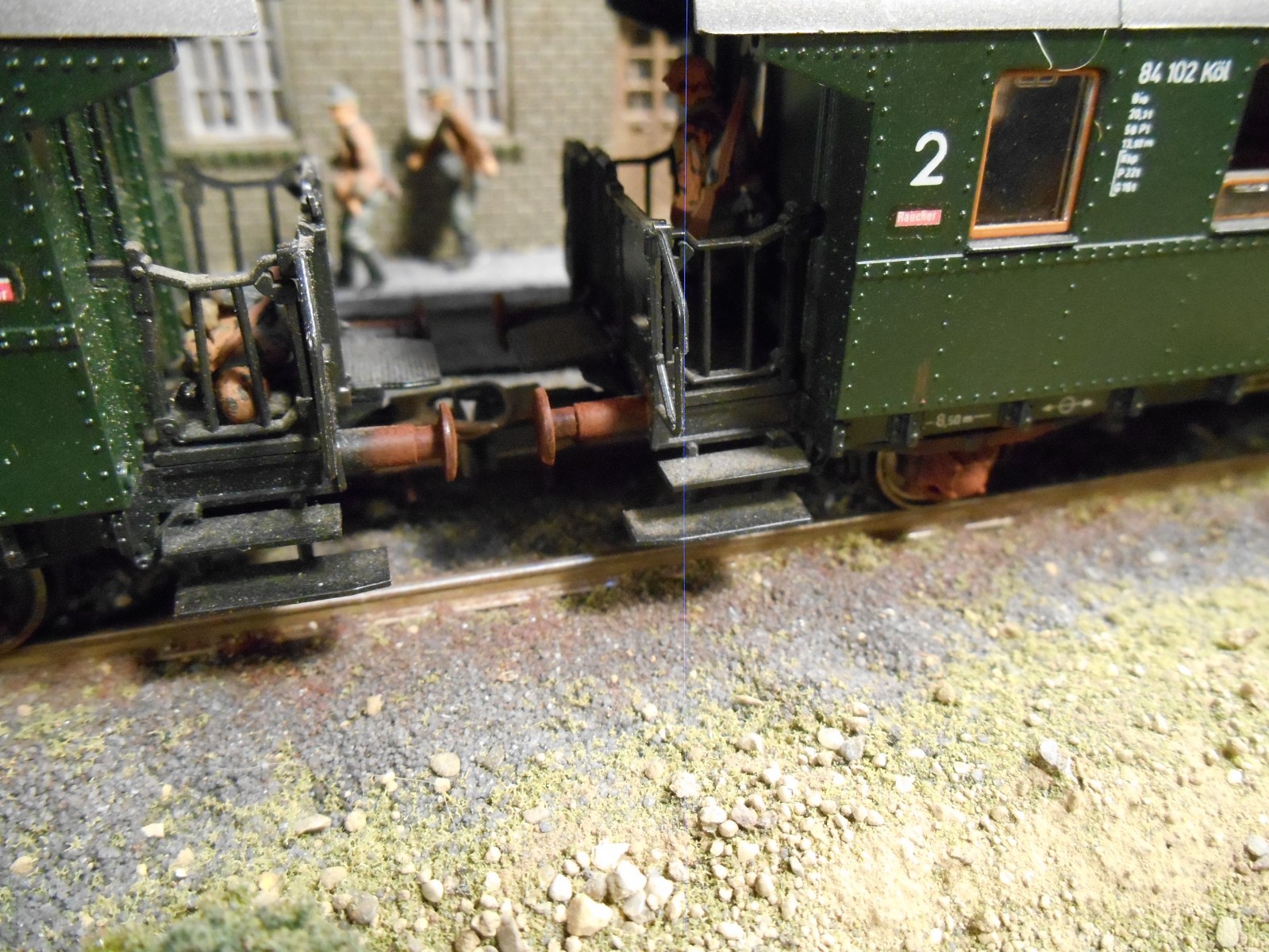 HO Roco Minitank 6th Panzer Army Troop Cars A2804 Custom Hand Painted