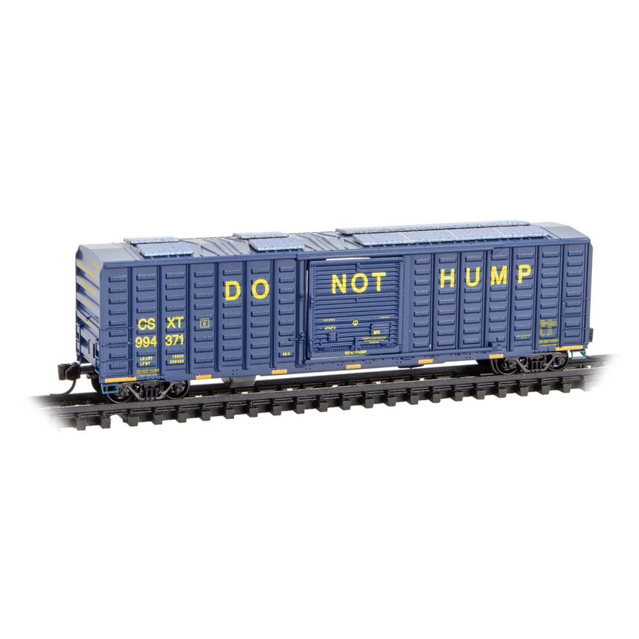 Micro Trains N 50′ Rib Side Boxcar ~ CSX Track Inspection Car #994371 ~ 02500346