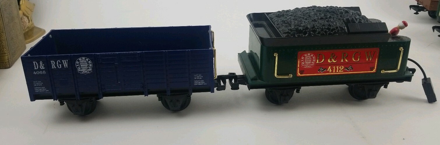 2 Scientific Toys Rio Grande Royal Gorge Moffat Tunnel 4068 4112 “G” SCALE Lot