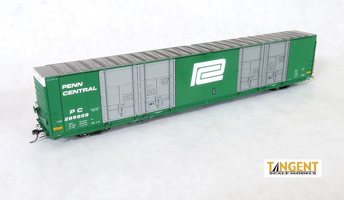 TANGENT HO Greenville 86′ Quad Plug Door Box Car 25513 PC ‘Delivery 2-1970’