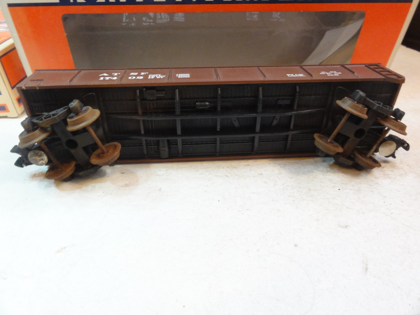 LIONEL 6-17402 SANTA FE GONDOLA W/COAL LOAD, BOXED