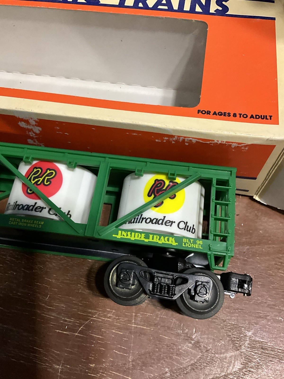 VINTAGE LIONEL 1996 INSIDE TRACK VAT CAR 19940 O SCALE NEW IN BOX