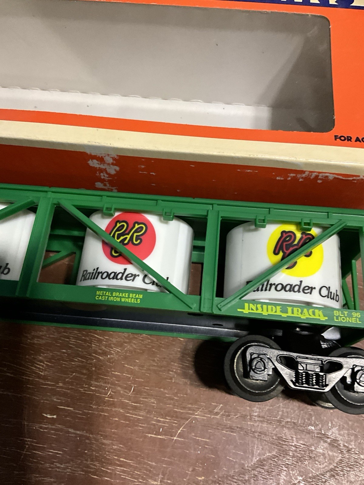 VINTAGE LIONEL 1996 INSIDE TRACK VAT CAR 19940 O SCALE NEW IN BOX
