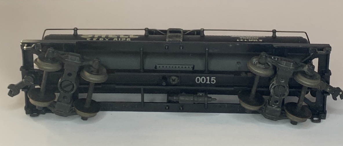 Lionel Prewar 0015 3 Rail Super Detail Black Shell Tanker 1938-1942 SEPX 8126