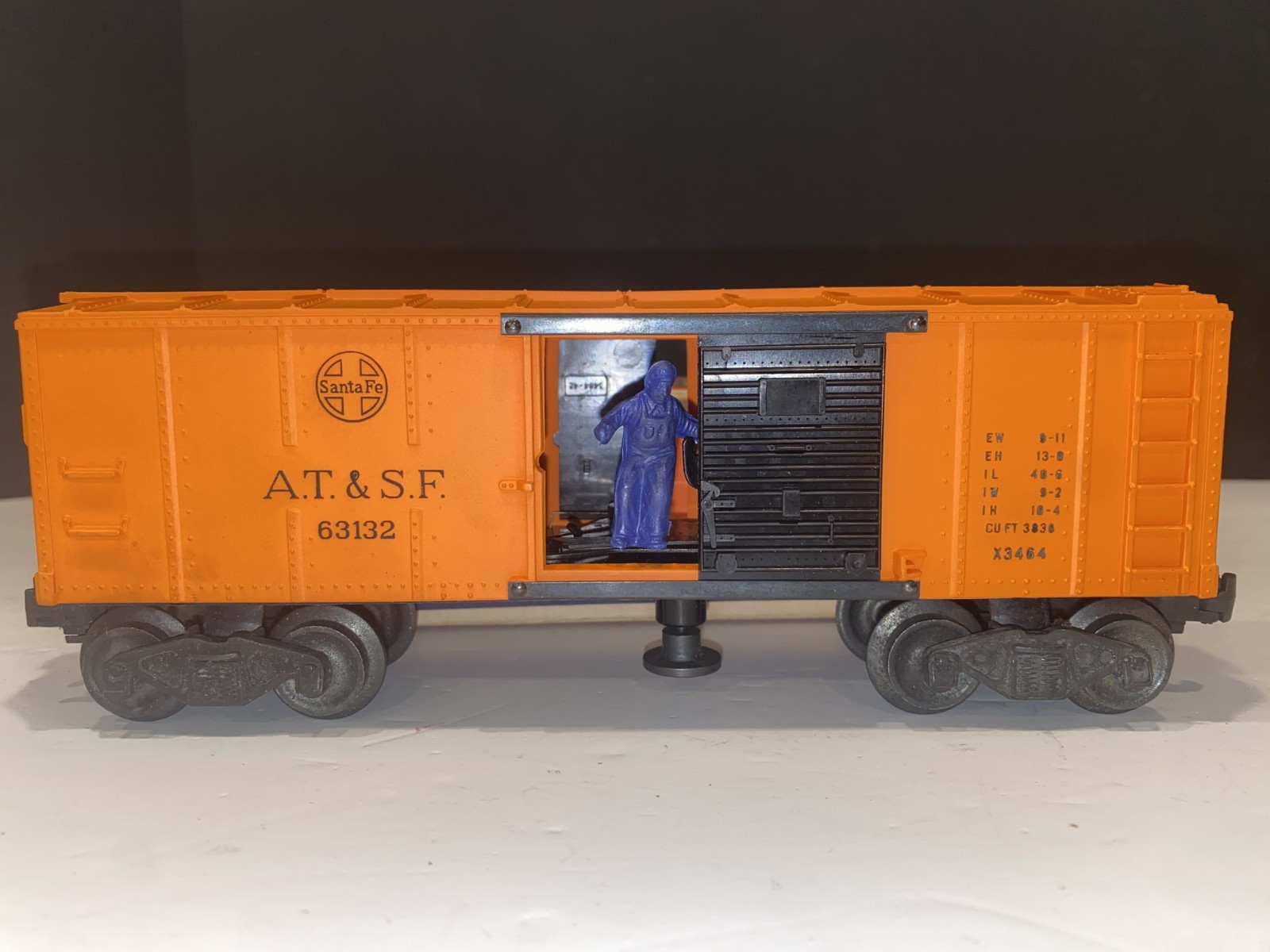 LIONEL 3464 SANTA FE OPERATING BOX CAR NOS NIB UNRUN MINT BOX PAPERWORK INSPECT