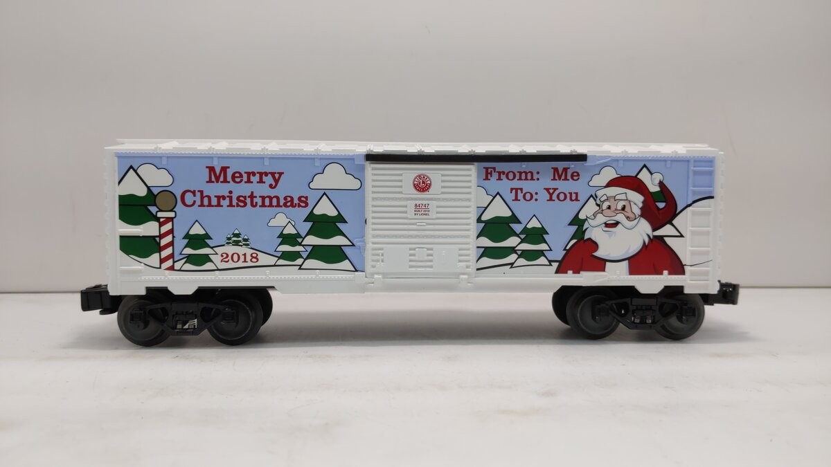 Lionel 6-84747 O Gauge 2018 Christmas Boxcar LN/Box