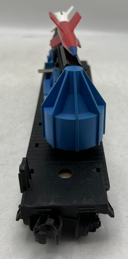 Lionel O Train Freight Car 6630 Black IRBM Missile Launching Flatcar