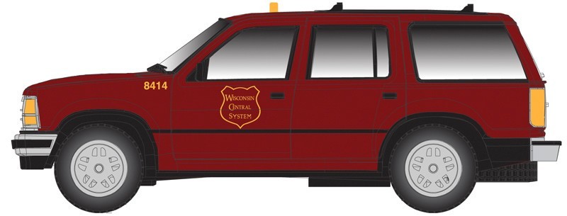 ATLAS N 60000173 FORD® 1993 EXPLORER 2-PACK WIS CENTRAL MAROON/YEL NEW RELEASE!