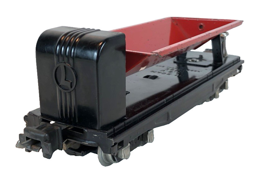 Lionel No. 3859 Operating Dump Car, Red/Black