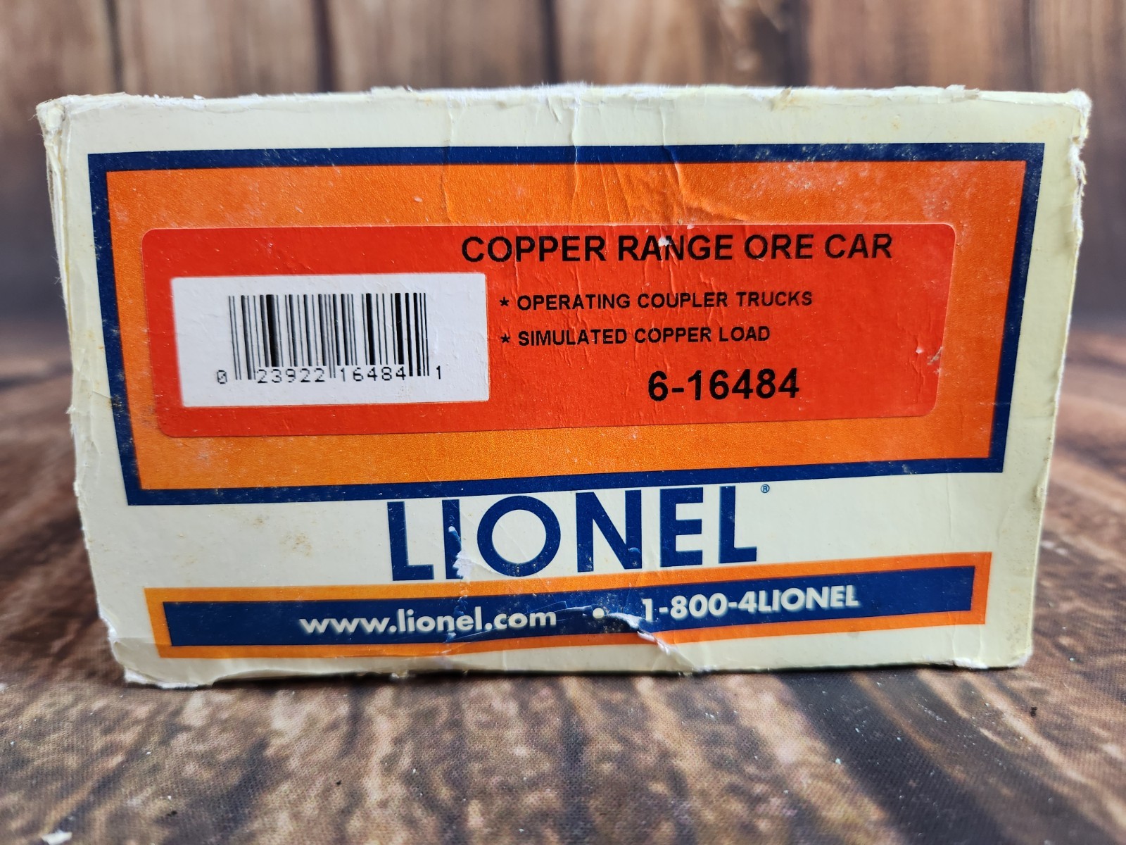 Lionel 6-16484 Copper Range Ore Car O Gauge Operating Couplers with Original Box