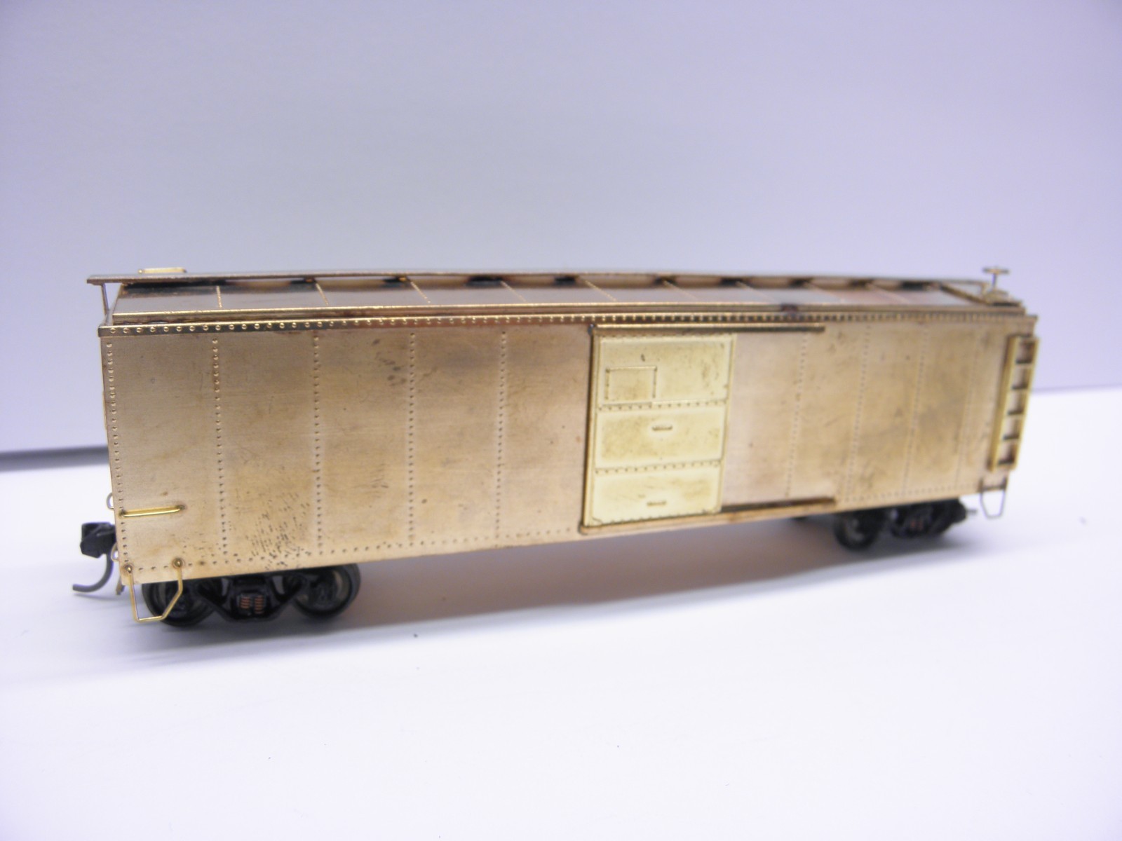 LAMBERT ASSOCIATES PRR BOXCAR UNPAINTED – HO SCALE- BRASS – JAPAN – NOS (LOT # 2