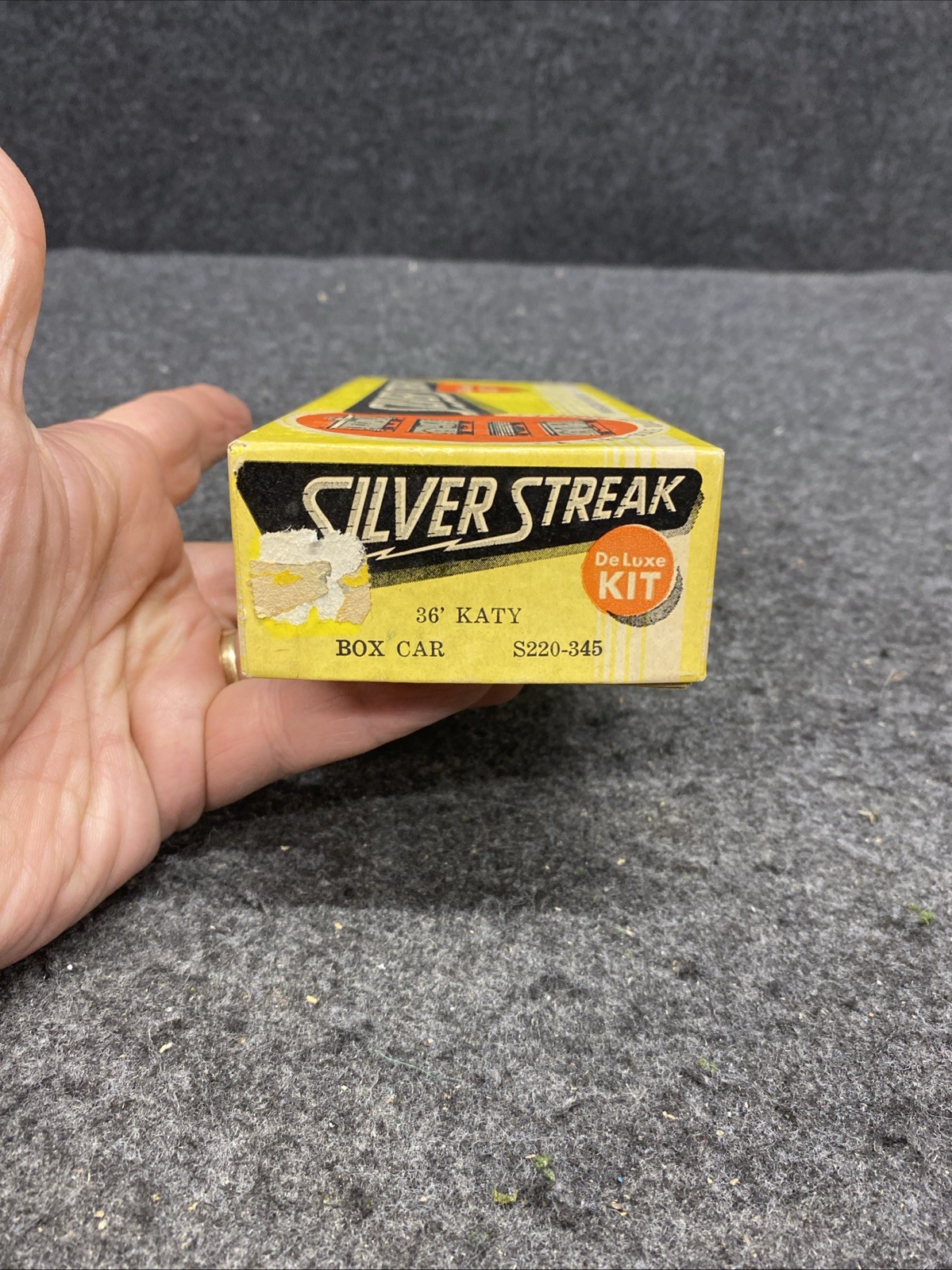 Silver Streak S220-345 MKT “Katy” Box Car Kit NOS Yellow Box (SS051226-05)