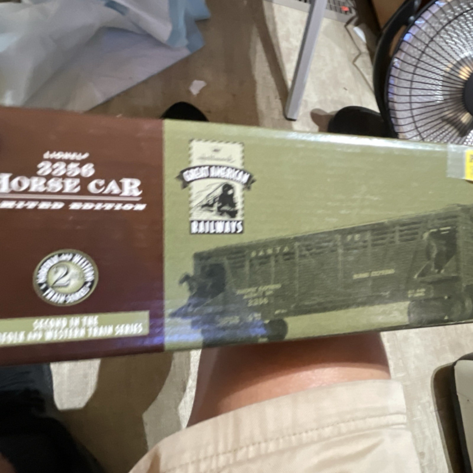 Lionel HO Gauge 3356 QHT7805 Great American Railroads Horse Car Limited Edition