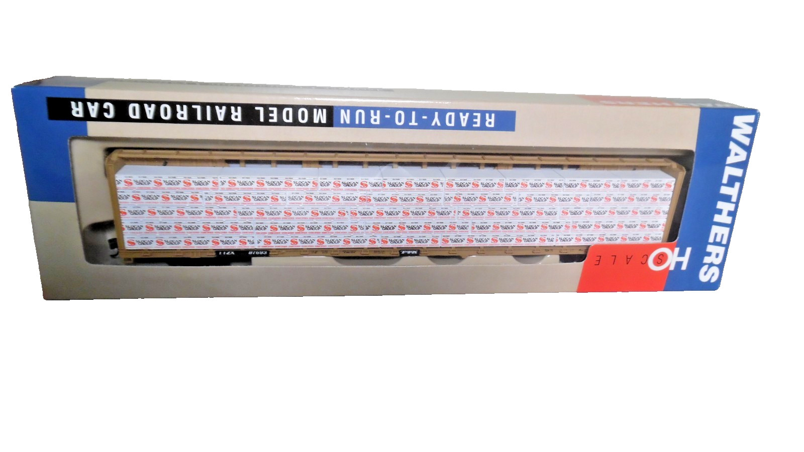 Walthers 932-4103 TTX 72’Standard Single Center Beam Ho Flatcar NIB