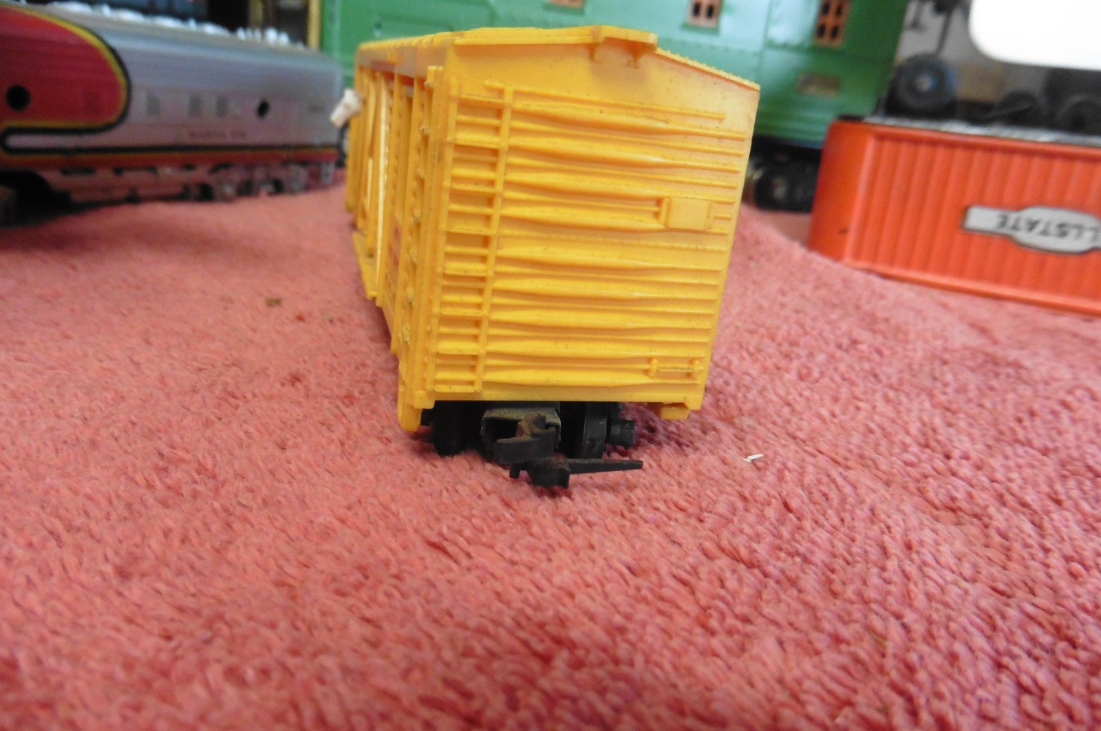 1950’s LIONEL 0873 Operating RODEO HORSE TRANSPORT Car HO Gauge WORKS