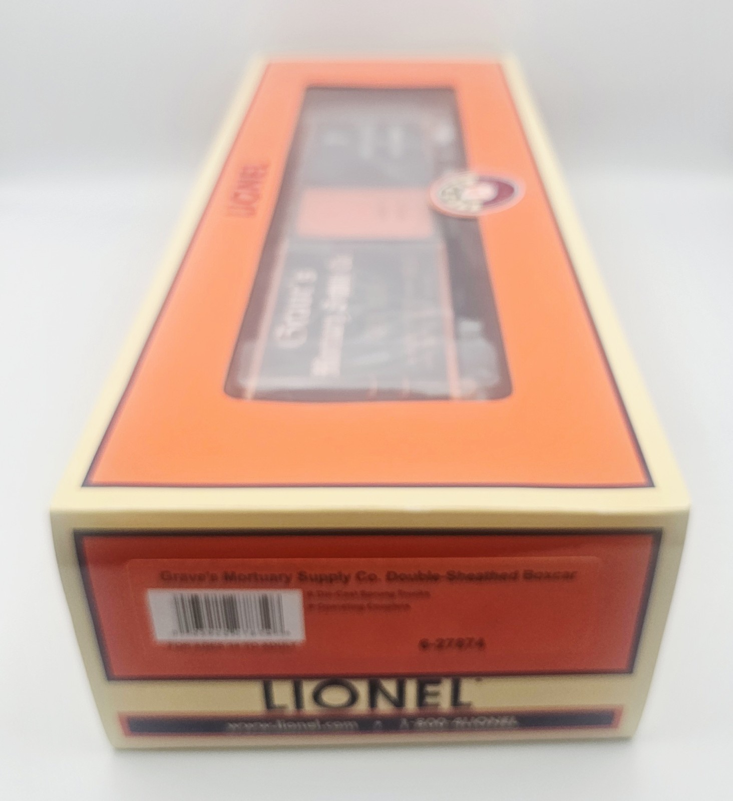 Lionel 6-27874 Grave’s Mortuary Supply Double Wood Sheathed Boxcar / NEW & RARE