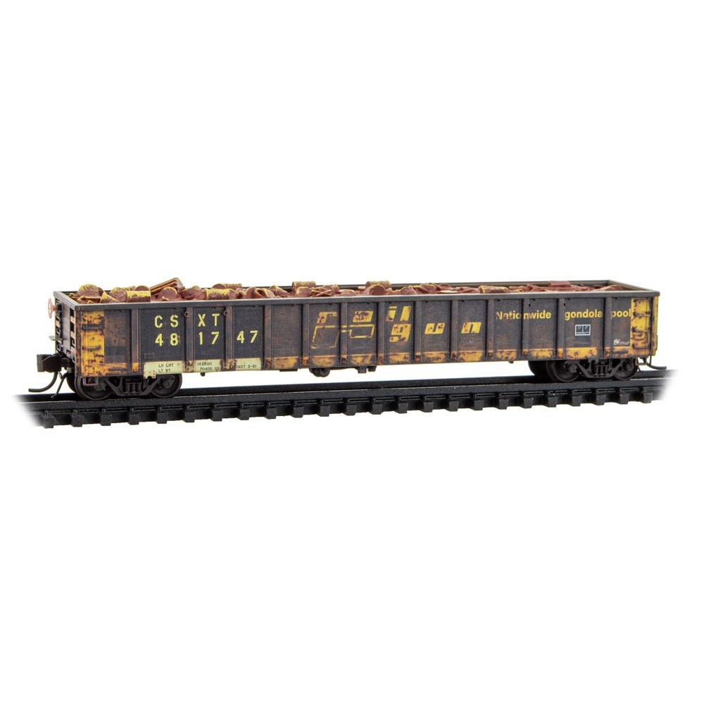 Micro Trains N 170144050 CSX Railgon Weathered Mill Gondola Grit N’ Grime Series