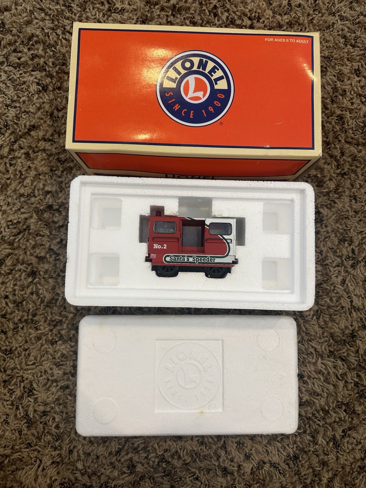 NIB 2006 Lionel Christmas Speeder 6-28412 No2 Santa’s Speeder Appears New in Box