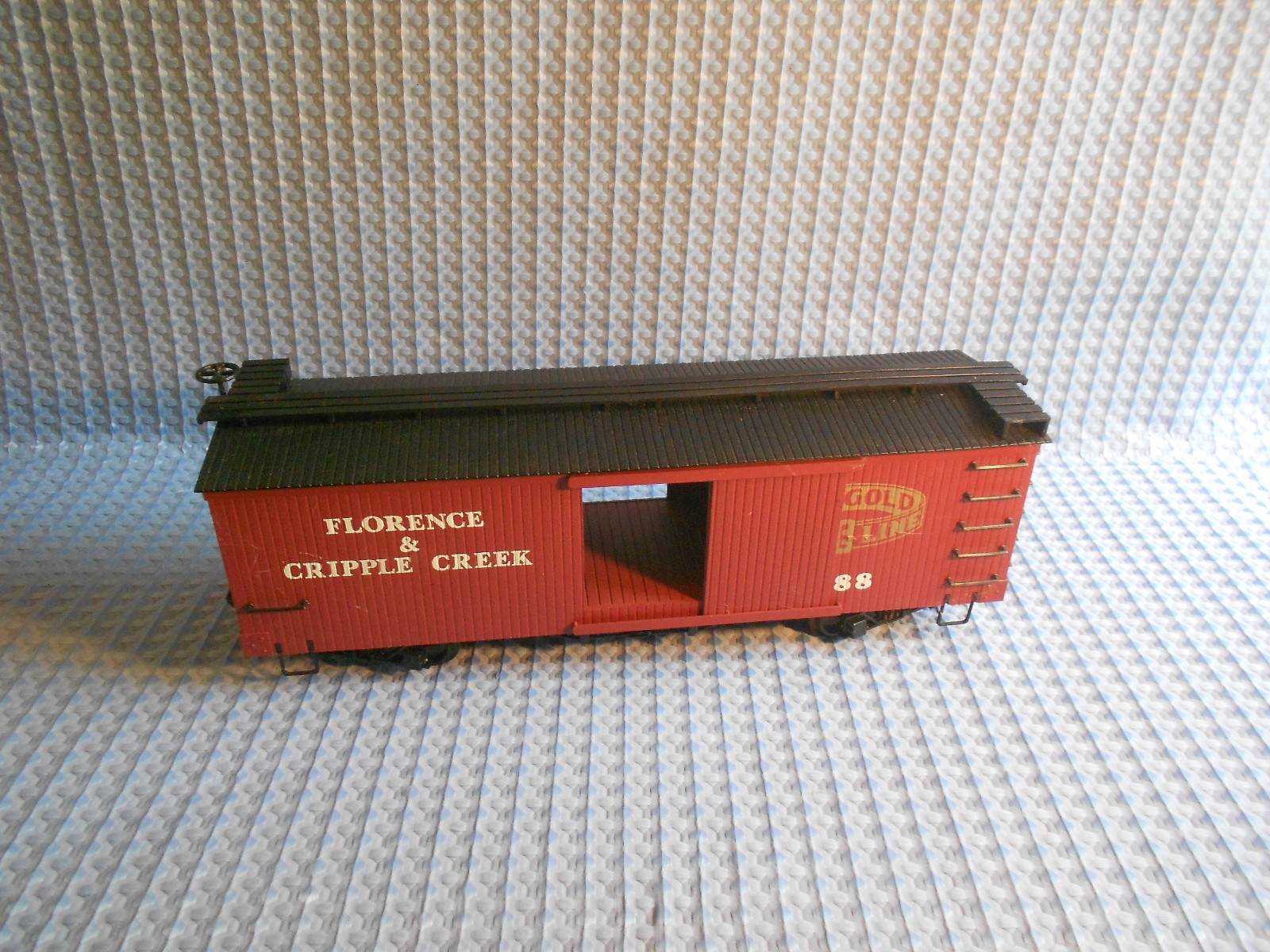 BACHMANN FLORENCE & CRIPPLE CREEK THE GOLD BELT LINE #588 G Scale Box Car #588