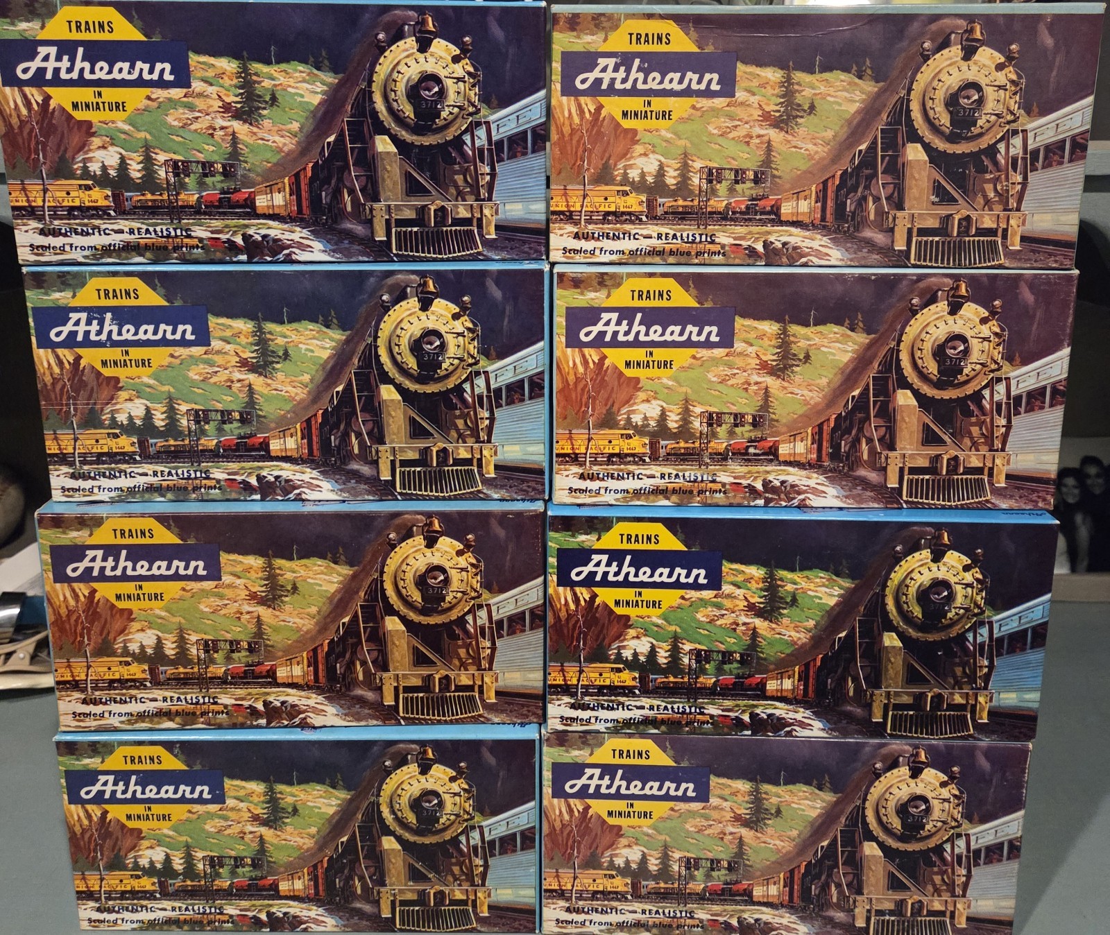 Lot x 30 Vintage Athearn & Others Trains In Miniature 16 Boxes Choo Choo Chugga