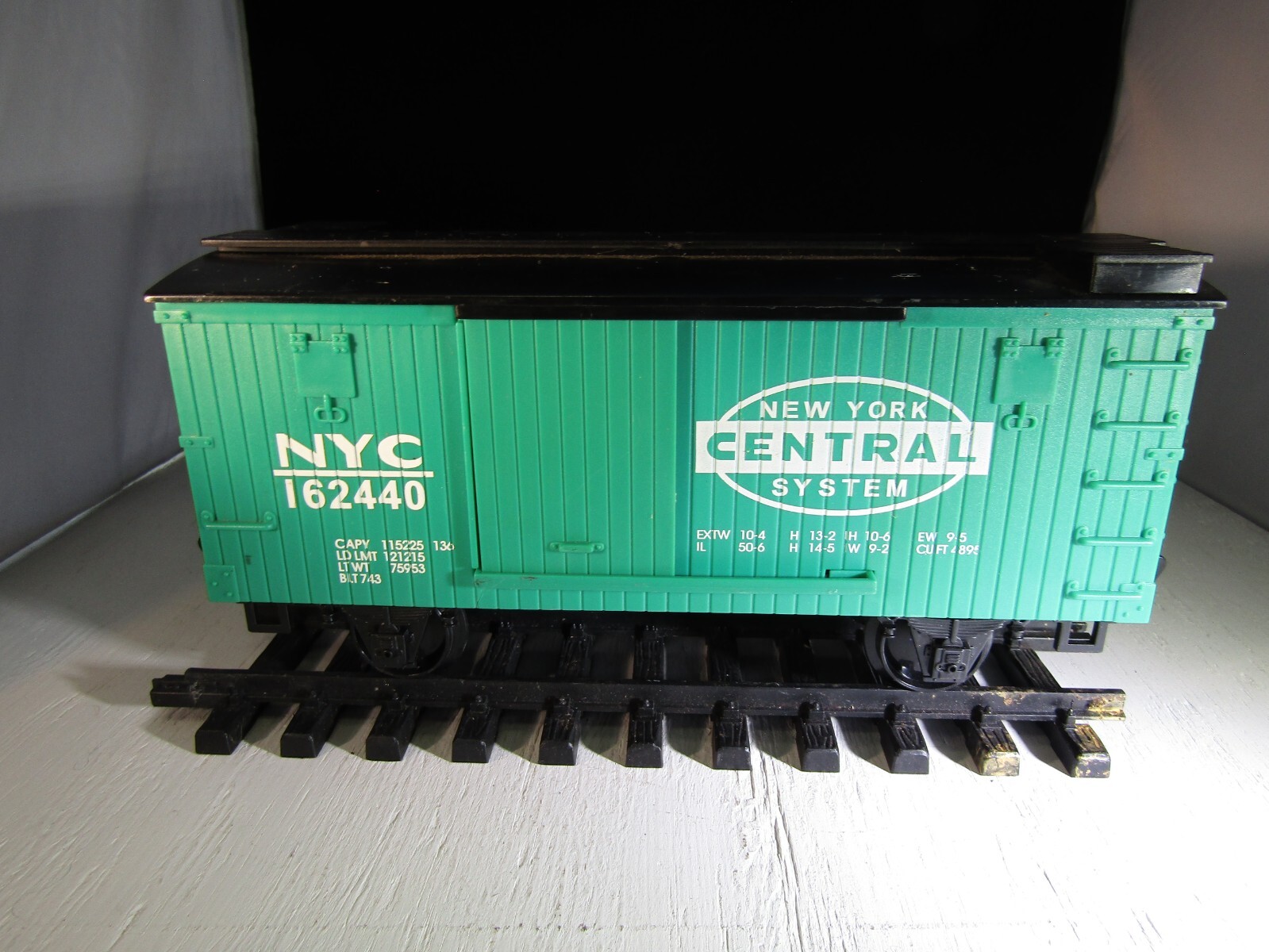 Vintage Scientific Toys G Scale Train- NYC New York Central Boxcar- 162440