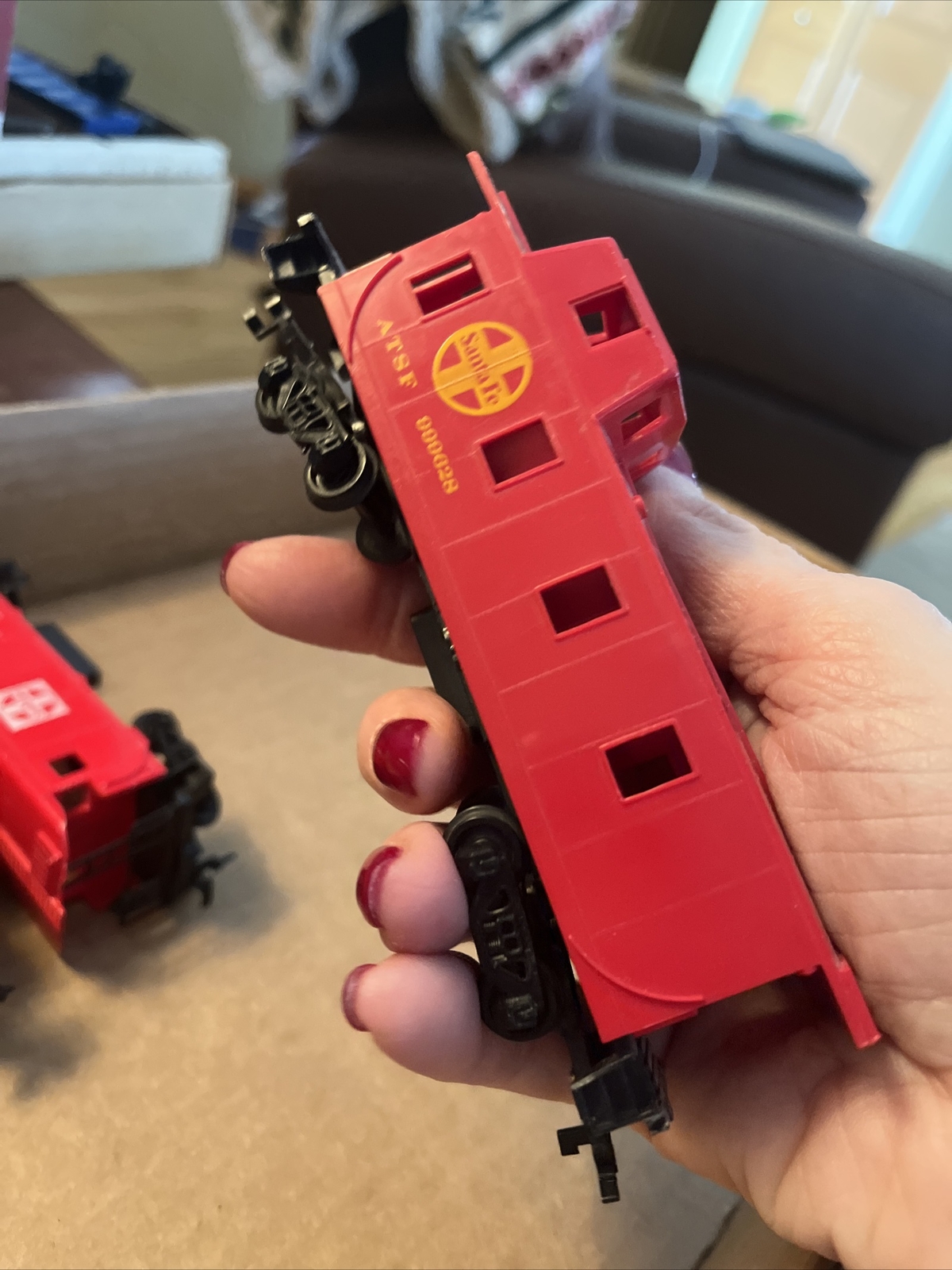 HO Scale Train Bachmann ATSF 999628 CABOOSE Fair Needs TLC