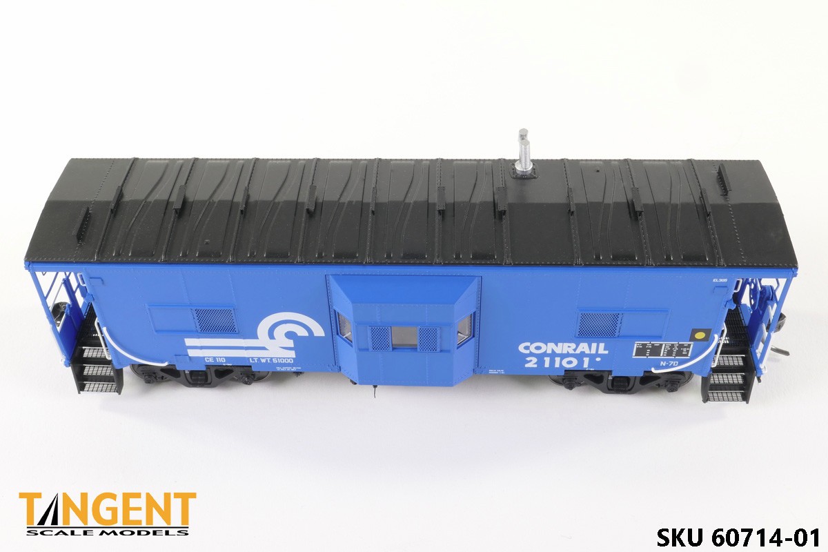 Tangent Scale Models ICC Erie Conrail Bay Window Caboose 1981 + 60714 N7D