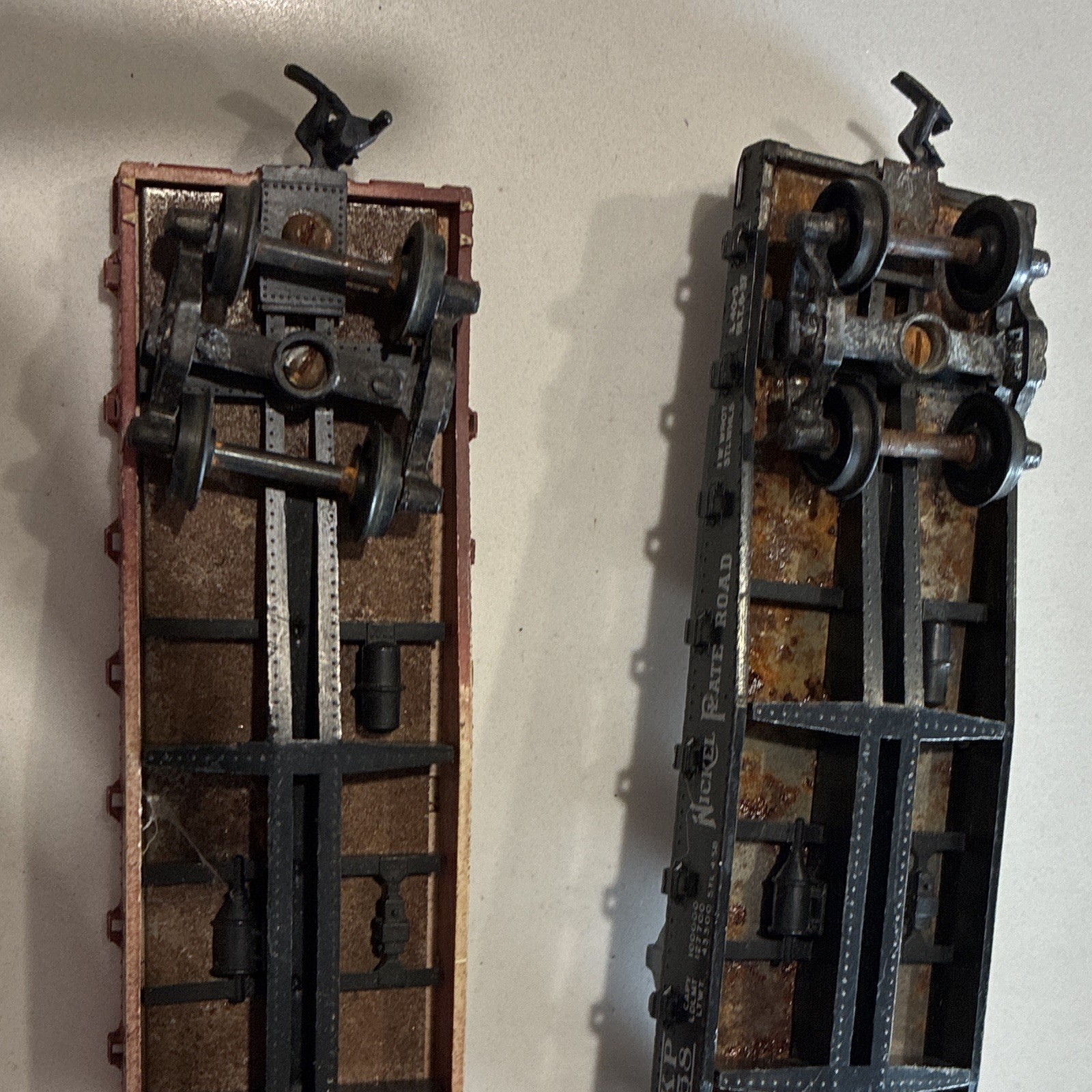 O Gauge 3-Rail Hopper Cars NKP 1958 Reading RDG 9440 Black Brown