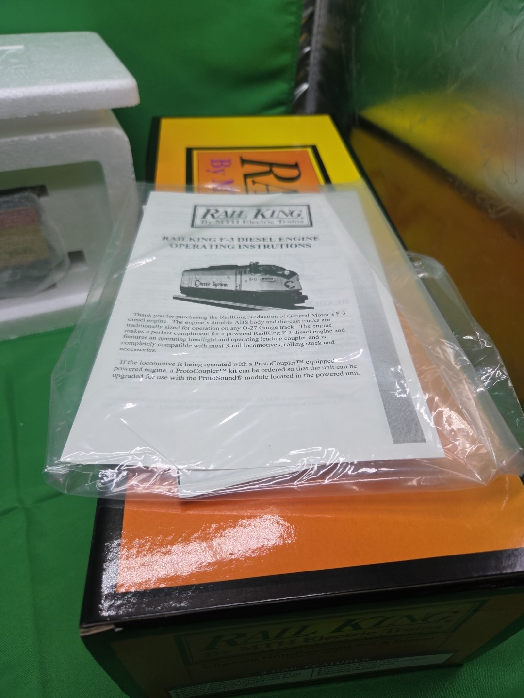 MTH Chessie 30 – 2119 Non Powered O Gauge Chesapeake & Ohio New In Box