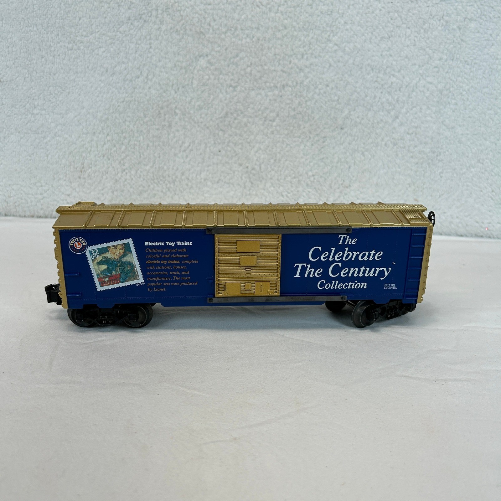 Lionel O Gauge USPS Celebrate The Century Boxcar Blue Gold 19927 BLT 98