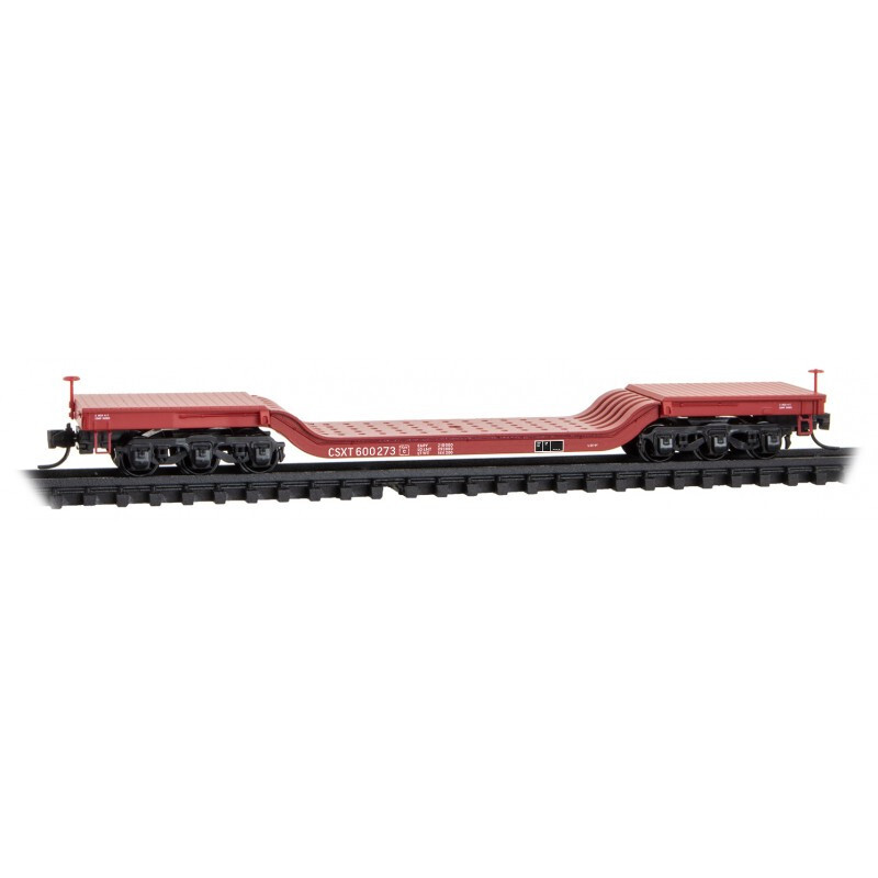 CSX Heavyweight Depressed Center Flat Car Micro-Trains MTL# 109 00 180 N SCALE