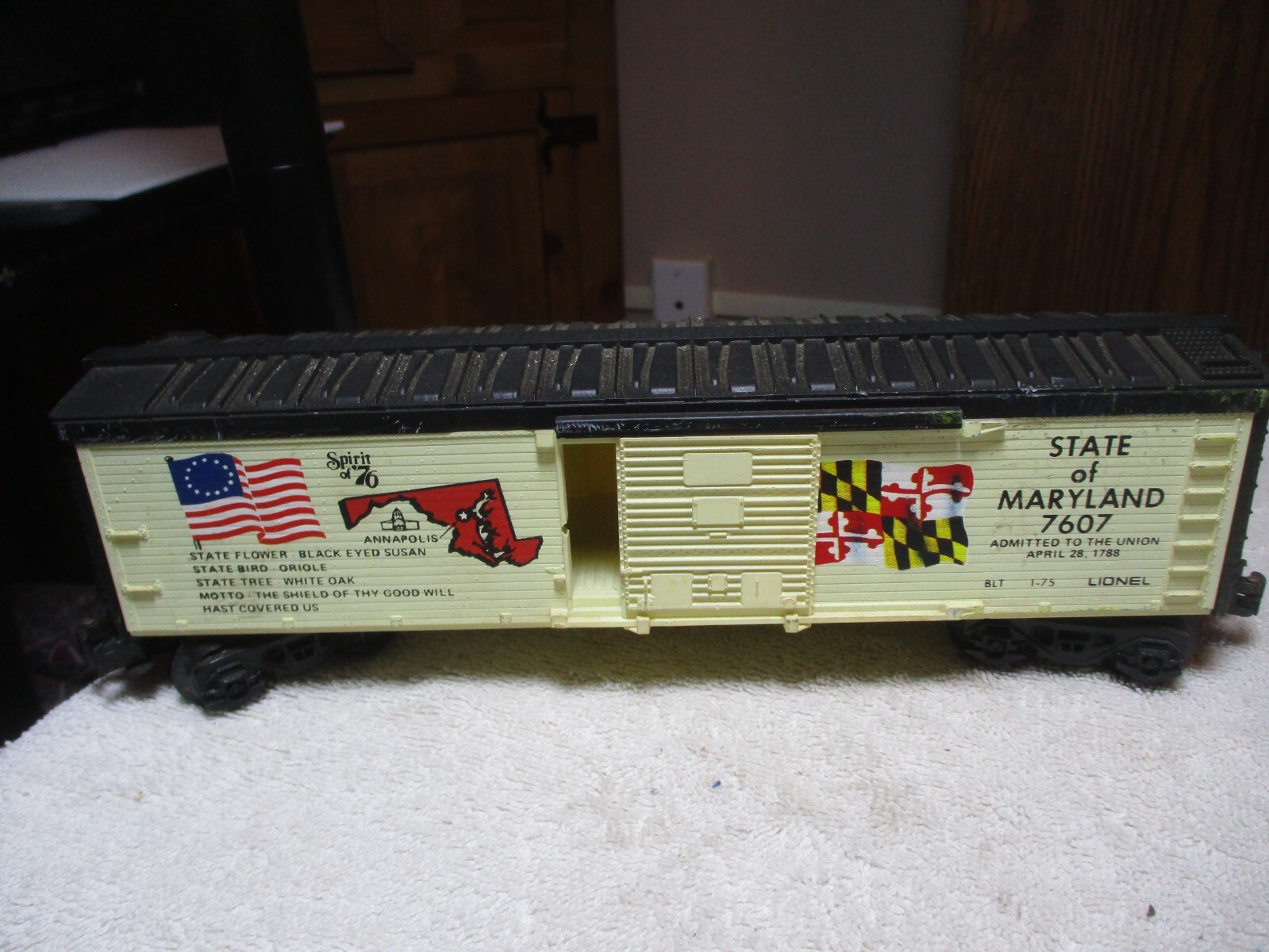 Lionel-Spirit of ‘76-6-7607 State Of Maryland Box Car-Commemorative Series
