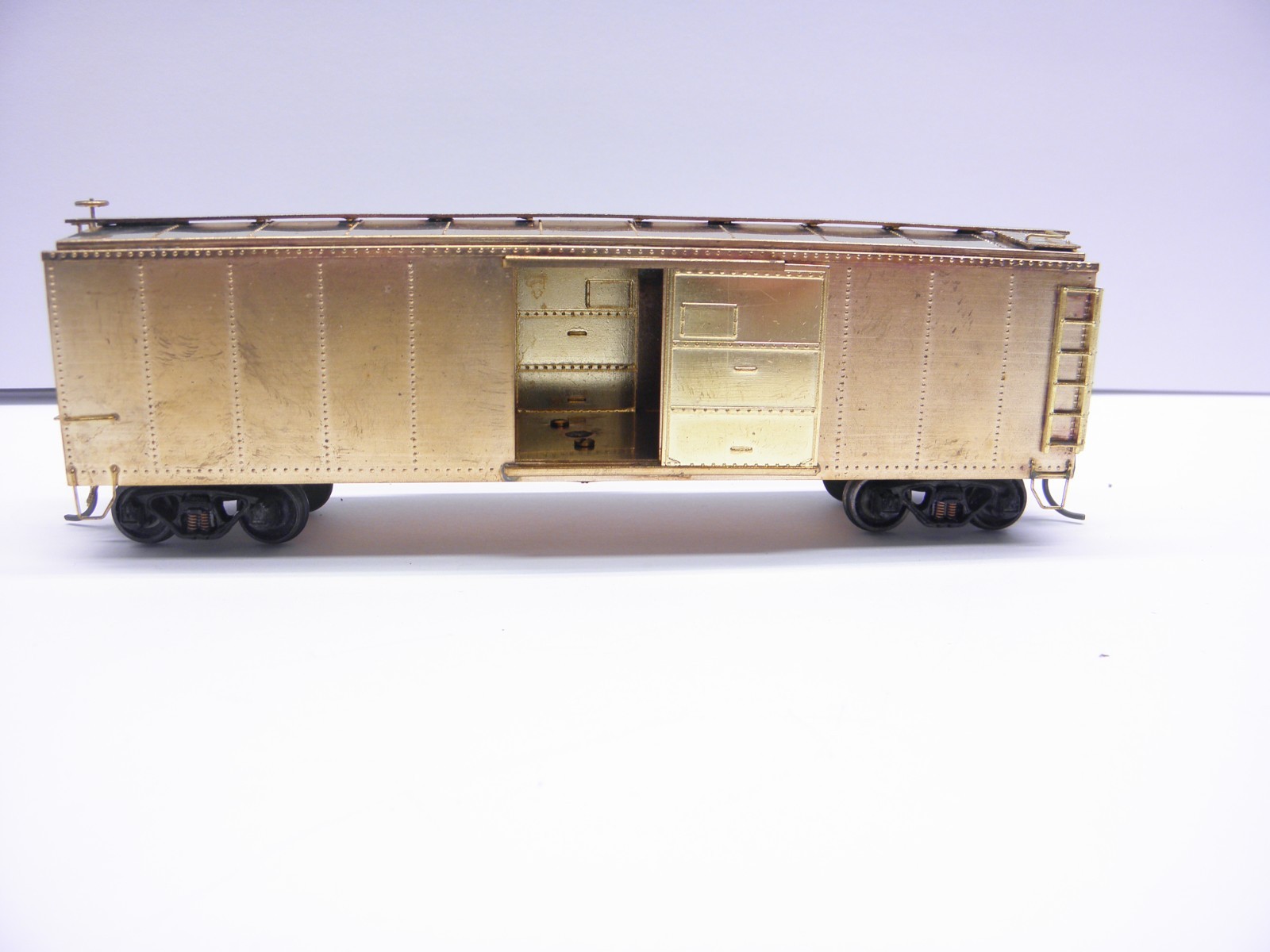 LAMBERT ASSOCIATES PRR BOXCAR UNPAINTED – HO SCALE- BRASS – JAPAN – NOS (LOT # 2