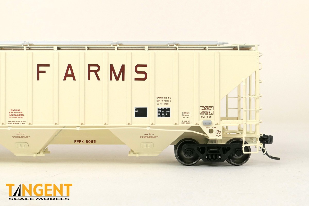 TANGENT HO PS-2CD 4750 Covered Hopper INTX ex Foster Farms 2011+
