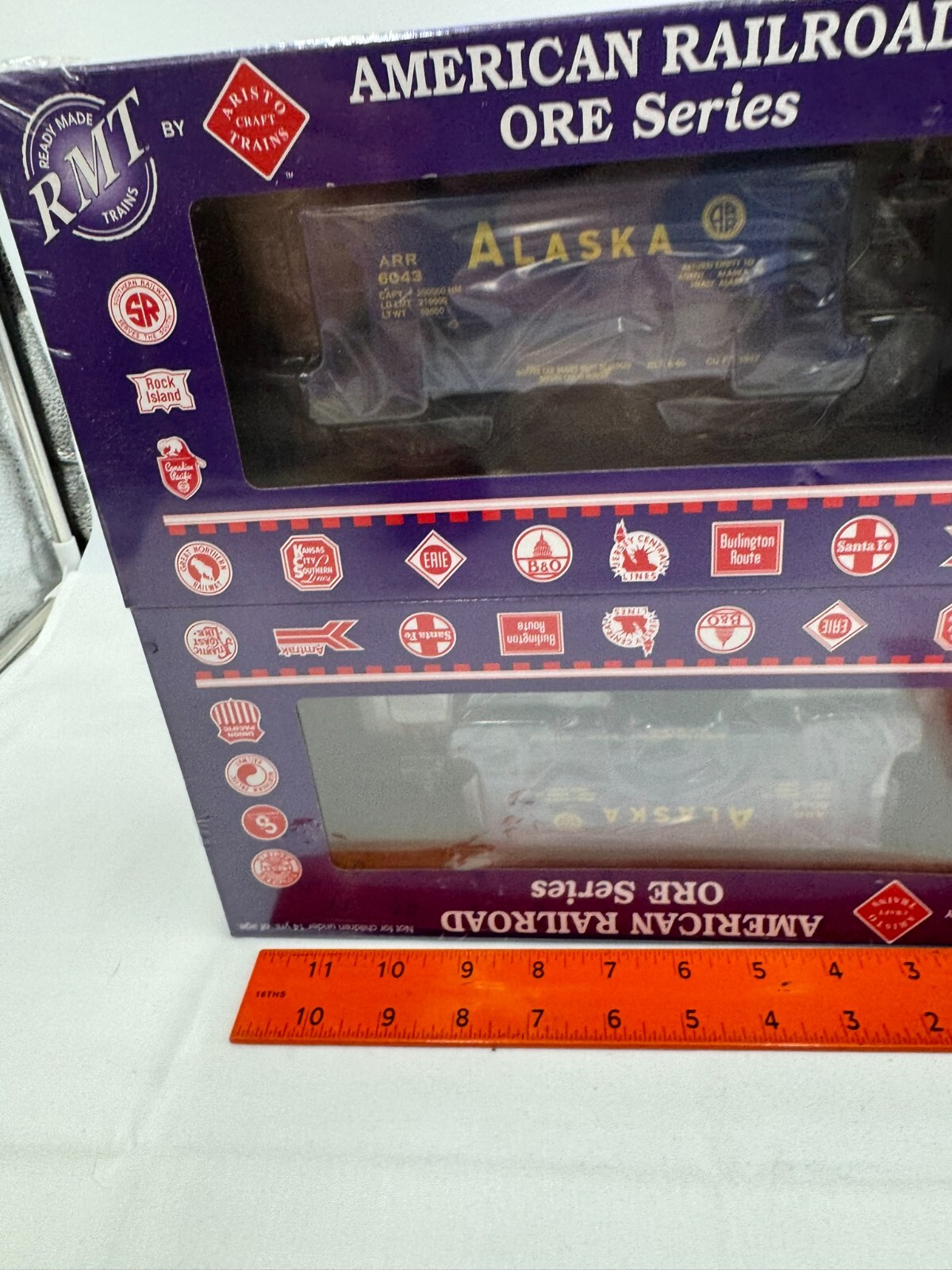 RMT 70 Ton Ore Car 96733 Alaska Railroad Set #6043 6044 Sealed Set Of 2 O Gauge