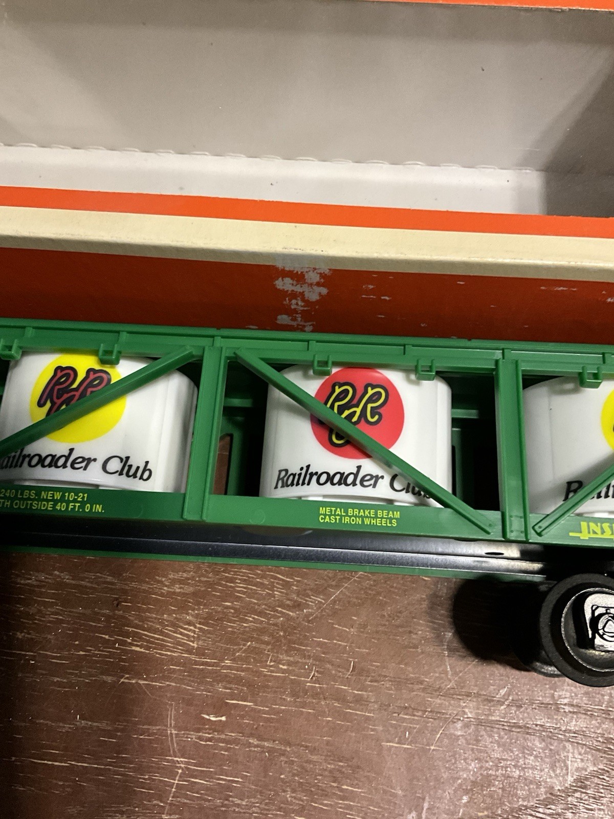 VINTAGE LIONEL 1996 INSIDE TRACK VAT CAR 19940 O SCALE NEW IN BOX