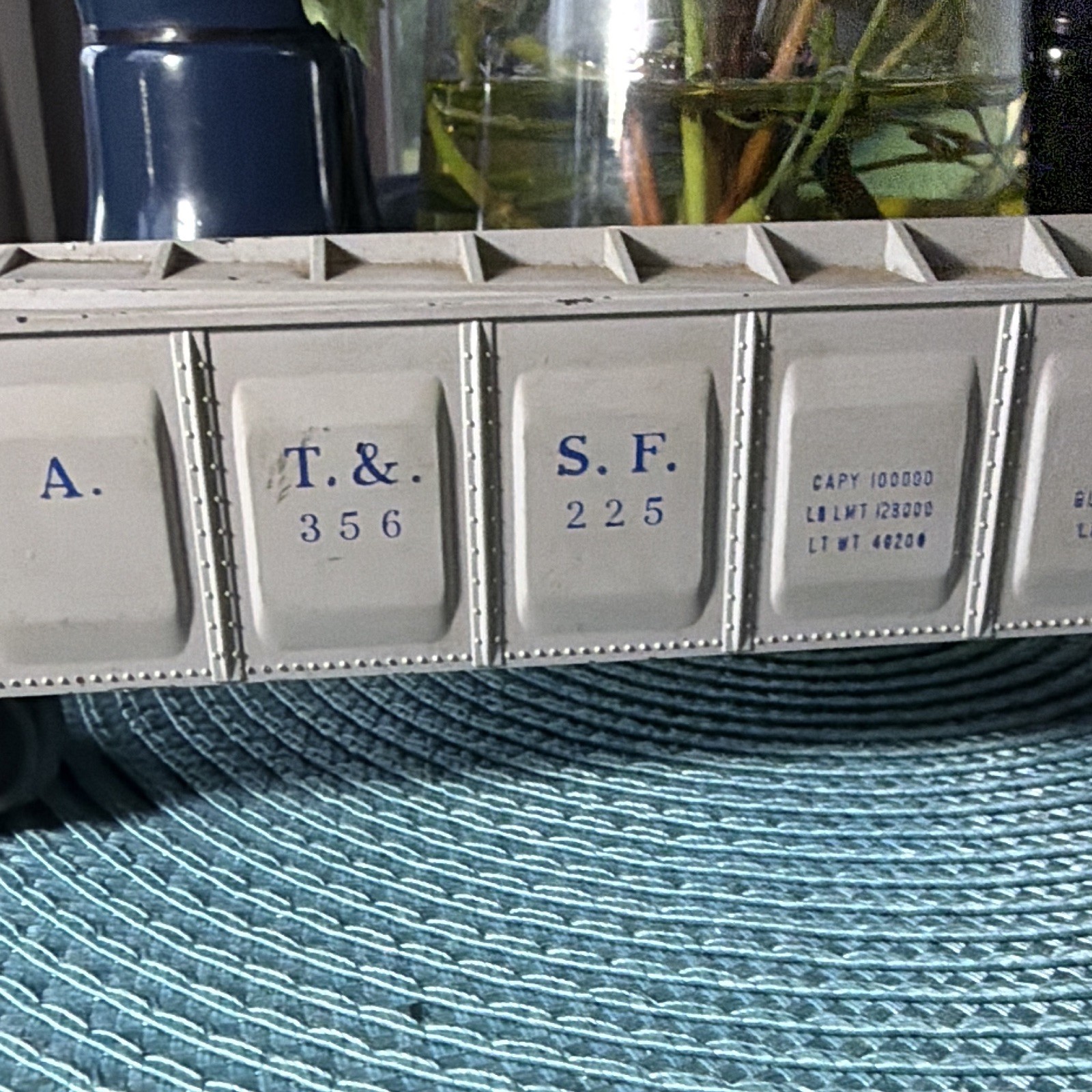 Lionel O Gauge ATSF Gondola 356 3-Rail Analog AC Gray Metal 1:48